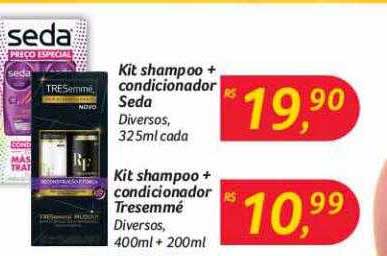 Hipermercado Big Kit Shampoo + Condicionador Seda Kit Shampoo Condicionador Tresemmé
