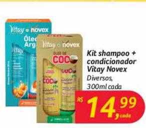Hipermercado Big Kit Shampoo + Condicionador Vitay Novex