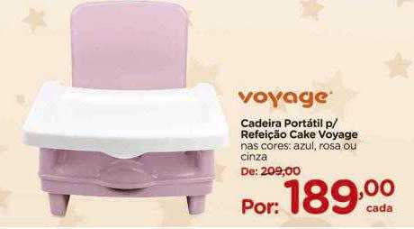 Carrefour Voyage Cadeira Portátil P- Refeição Cake Voyage