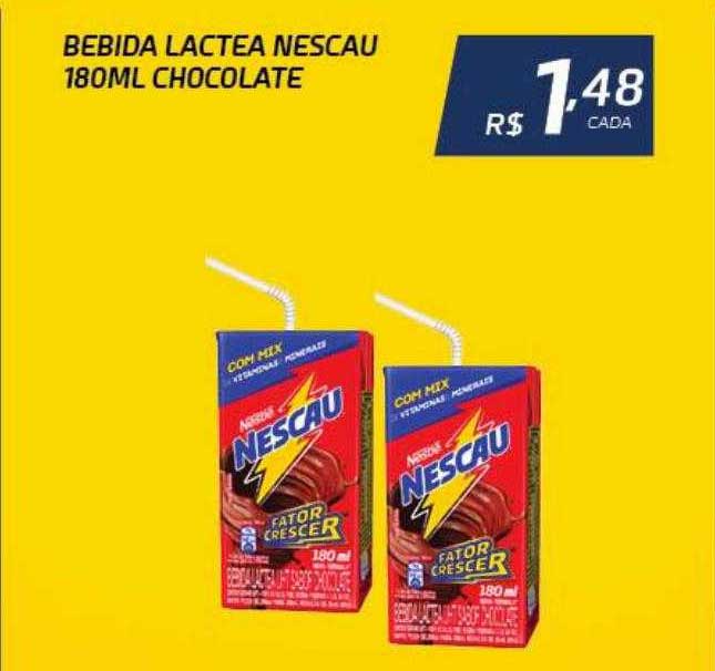 Bebida Lactea Nescau Chocolate Cx 1l - Cogeb Supermercados