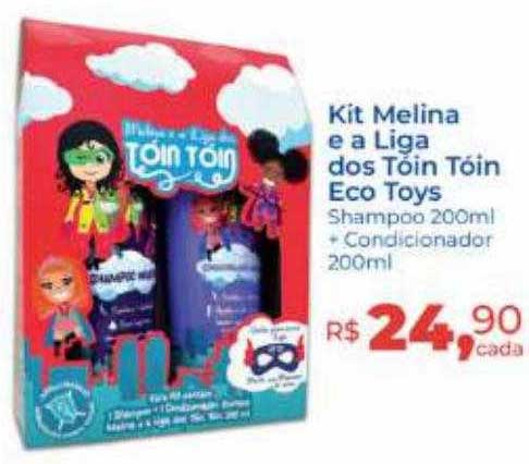 Hiper Farma Kit Melina E A Liga Dos Tóin Tóin Eco Toys