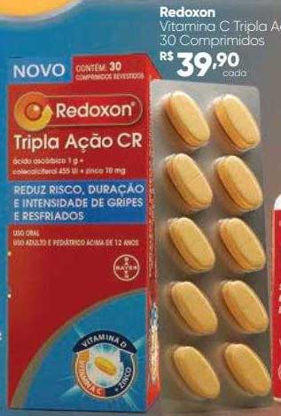 Drogaria São Paulo Redoxon Vitamina C Tripla Ação