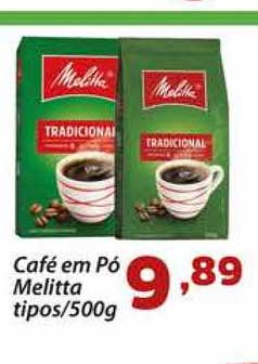 Confiança Supermercados Café Em Pó Melita Tipos 500g