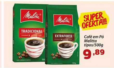 Confiança Supermercados Café Em Pó Melitta Tipos 500g