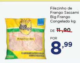 Apoio Mineiro Filezinho De Frango Sassami Big Frango Congelado