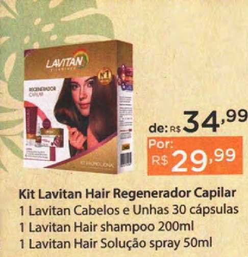 Bifarma Kit Lavitan Hair Regenerador Capilar
