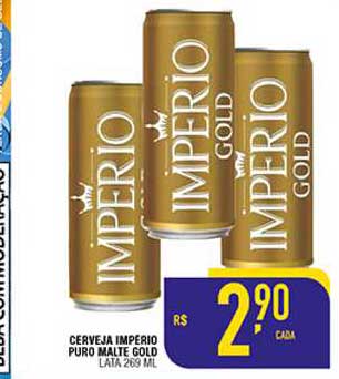 Mercantil Rodrigues Cerveja Império Puro Malte Gold
