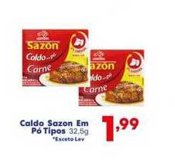 Oferta Caldo Sazon Em P Tipos Na Barracao Supermercado