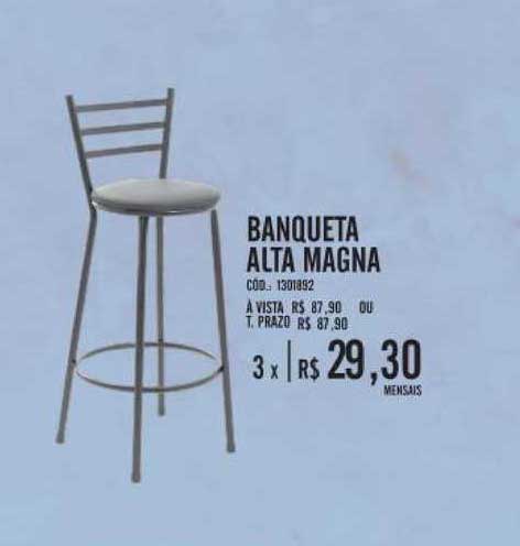 Zema Banqueta Alta Magna
