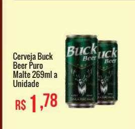 Mart Minas Cerveja Buck Beer Puro Malte