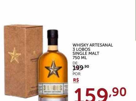 Super Nosso Whisky Artesanal 3 Lobos Single Malt