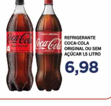 Oferta Refrigerante Coca cola Original Ou Sem Açúcar na Apoio Mineiro