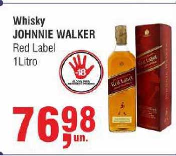 Arena Atacado Whisky Johnnie Walker Red Label 1 Litro