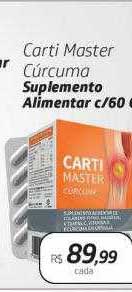 Drogal Carti Master Cúrcuma Suplemento Alimentar C- 60 Cps
