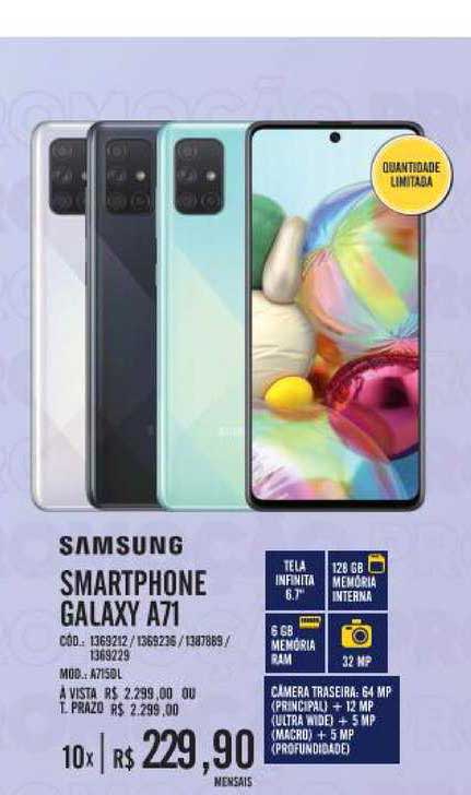 Zema Samsung Smartphone Galaxy A71