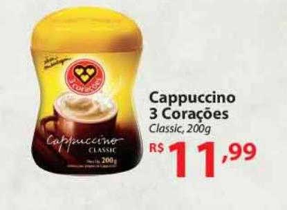 Nacional Cappuccino 3 Corações Classic
