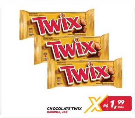 Chocolate Twix 40g - Supermercado Savegnago