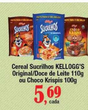 Supermercados Unidos Cereal Sucrilhos Kellogg's Original-doce De Leite Ou Choco Krispis