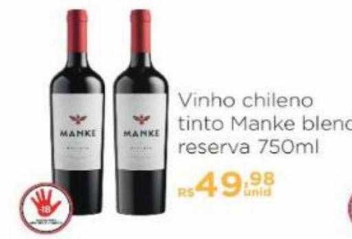 Carone Vinho Chileno Tinto Manke Blend Reserva