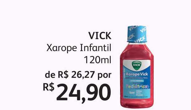 Vick Xarope Infantil 120ml - PanVel Farmácias