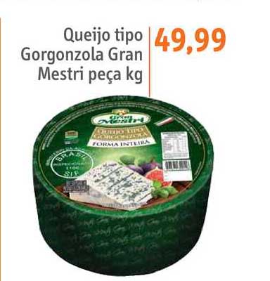 Queijo Tipo Gorgonzola Gran Mestri Fatia 150g - Sonda Supermercado