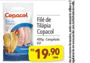 Supermercados Condor Filé De Tilápia Copacol