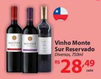 Nacional Vinho Monte Sur Reservado