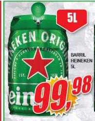 Oferta Barril Heineken 5l na Vianense Supermercados