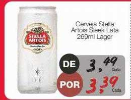 Supermercado Dalben Cerveja Stella Artois Sleek Lata Lager
