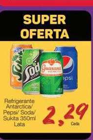 Supermercado Dalben Refrigerante Antarctica Pepsi Soda Sukita Lata