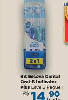 Farmácias Nissei Kit Escova Dental Oral-b Indicator Plus Leve 2 Pague 1