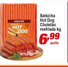 Ricoy Supermercados Salsicha Hot Dog Chuletão Resfriada Kg