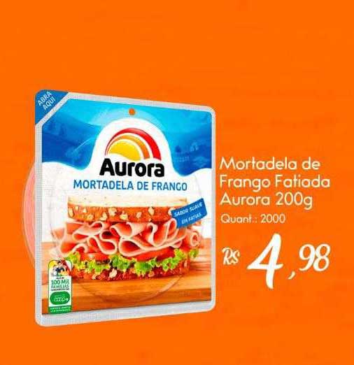 Mortadela de Frango Aurora 400g - giassi - Giassi Supermercados