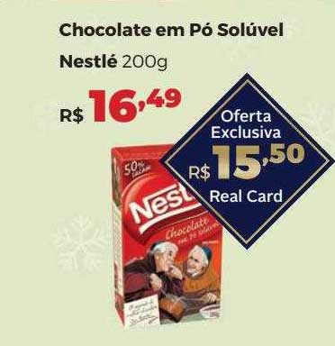 Villarreal Supermercados Chocolate Em Pó Solúvel Nestlé