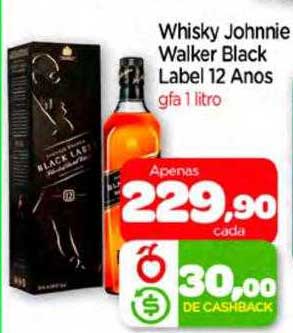Nordestão Whisky Johnnie Walker Black Label 12 Anos