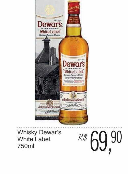 Oferta Whisky Dewar's White Label na Festval - Ofertasy.com.br