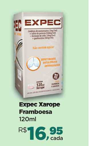Farmácias Nissei Expec Xarope Framboesa