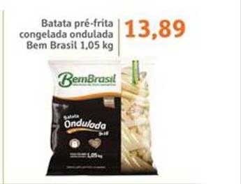 Sonda Supermercados Batata Pré-frita Congelada Ondulada Bem Brasil
