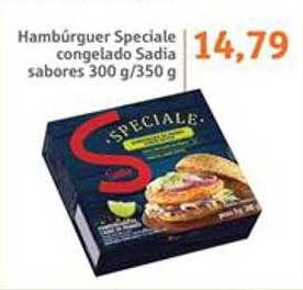 Sonda Supermercados Hambúrguer Speciale Congelado Sadia Sabores