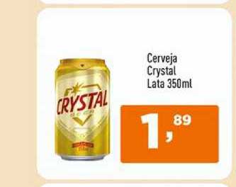 Supermercados Pague Menos Cerveja Crystal Lata 350ml
