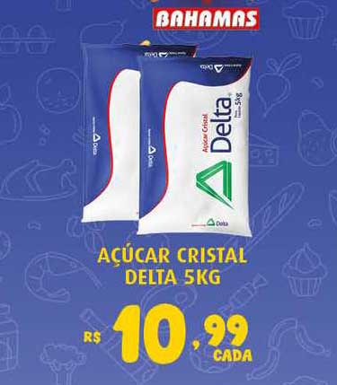 Bahamas Supermercados Açúcar Cristal Delta