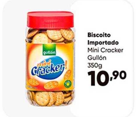 Zaffari Biscoito Importado Mini Cracker Gullón