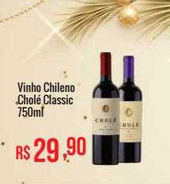 Mart Minas Vinho Chileno Cholé Classic