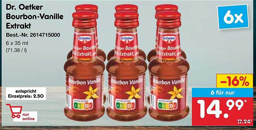 Dr. Oetker Bourbon-Vanille Extrakt