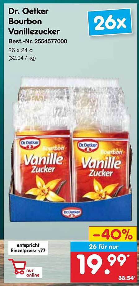 Dr. Oetker Bourbon Vanillezucker