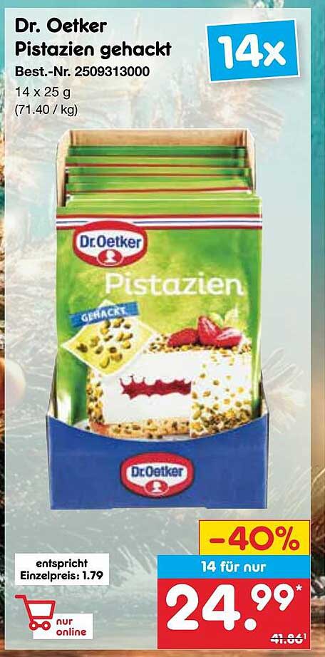 Dr. Oetker Pistazien gehackt