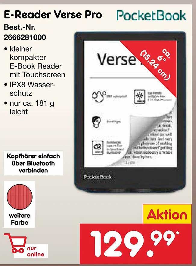 E-Reader Verse Pro