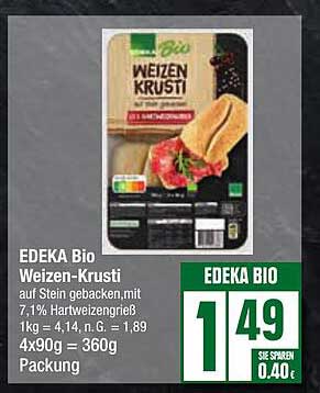 EDEKA Bio Weizen-Krusti