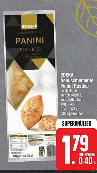 EDEKA Genussmomente Panini Rustico