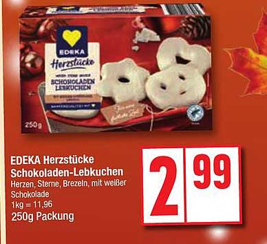 EDEKA Herzstücke Schokoladen-Lebkuchen